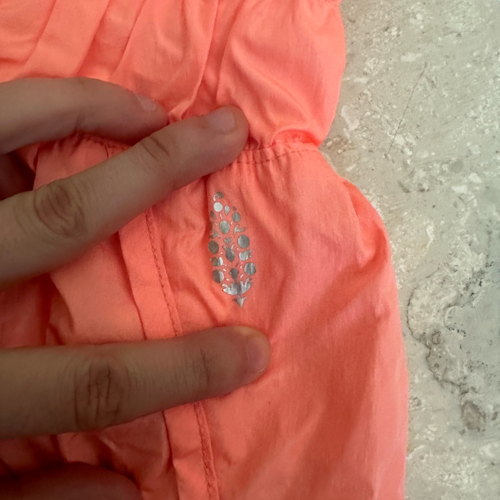 FREE PEOPLE MOVEMENT "The Way Home" Running Shorts in Papaya women’s size Large - Picture 4 of 5